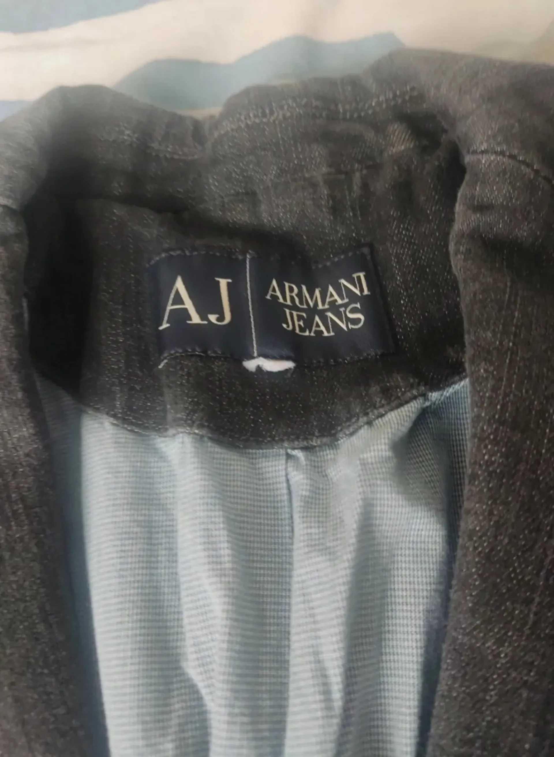 Armani Jeans juoda džinsinė striukė, S dydis, 2 nuotrauka iš 2