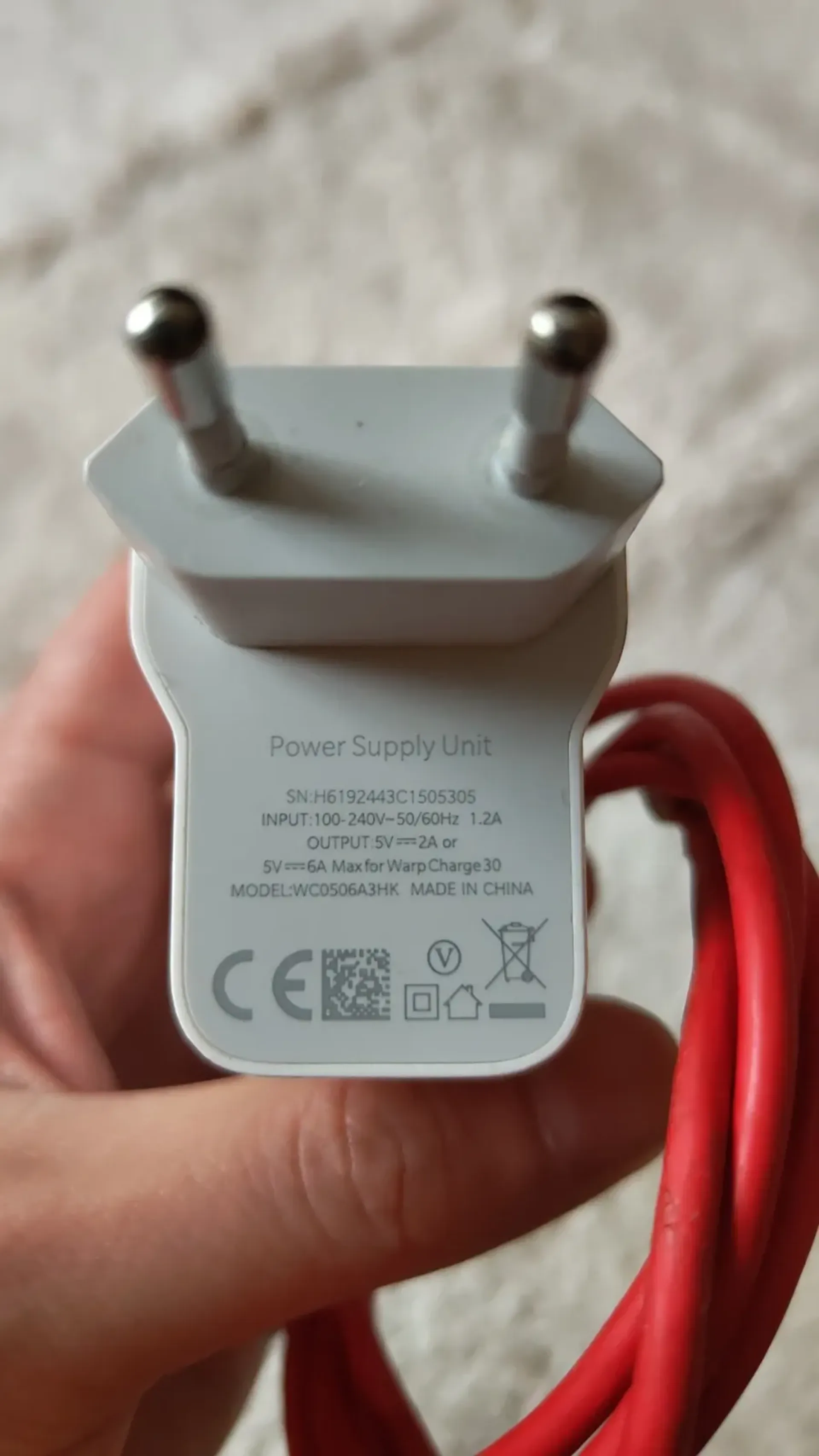 „OnePlus 6A Max Warp Charge 30“ maitinimo blokas, 2 nuotrauka iš 5