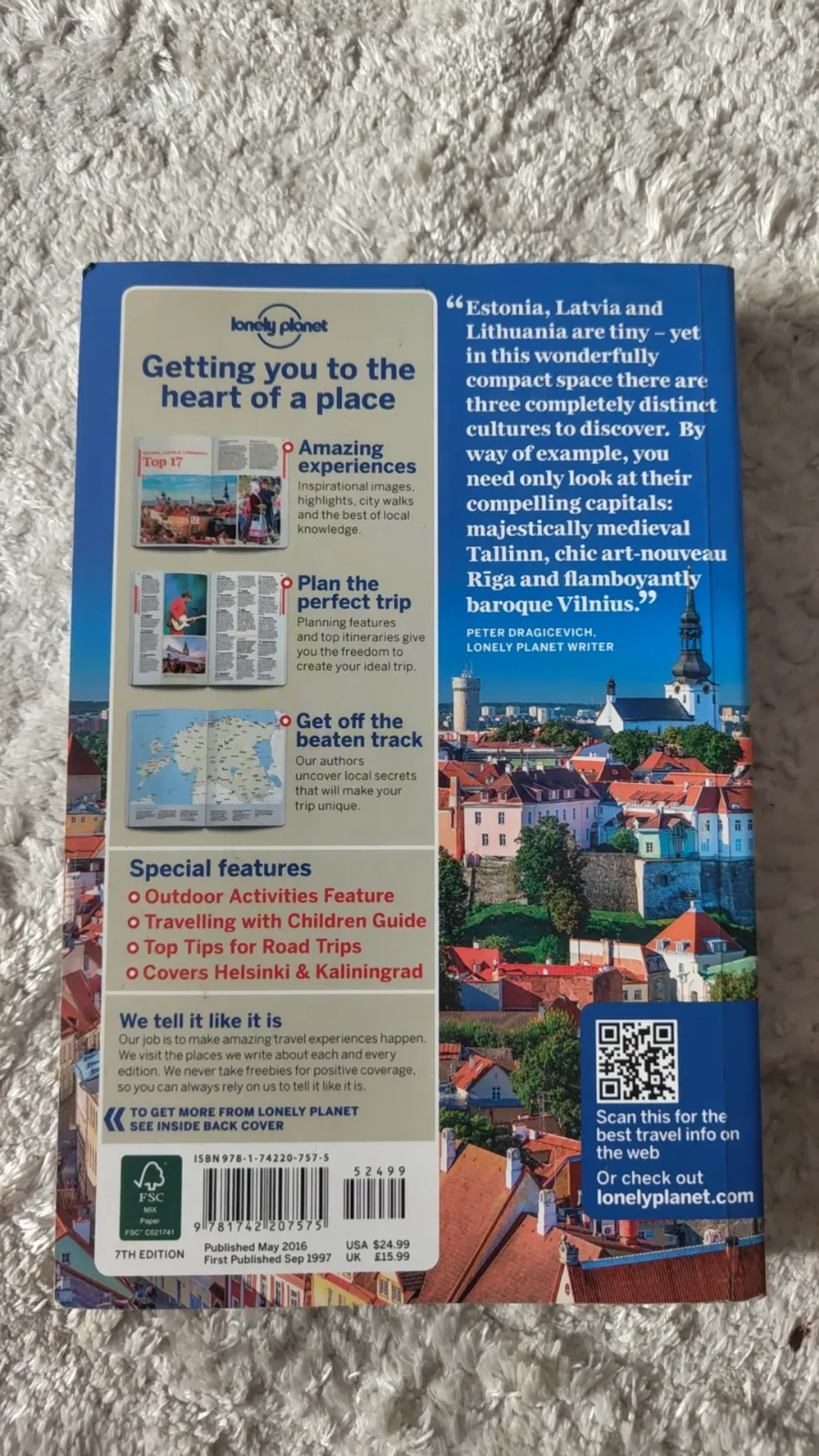 Путеводитель Lonely Planet Estonia, Latvia & Lithuania (7-е издание)