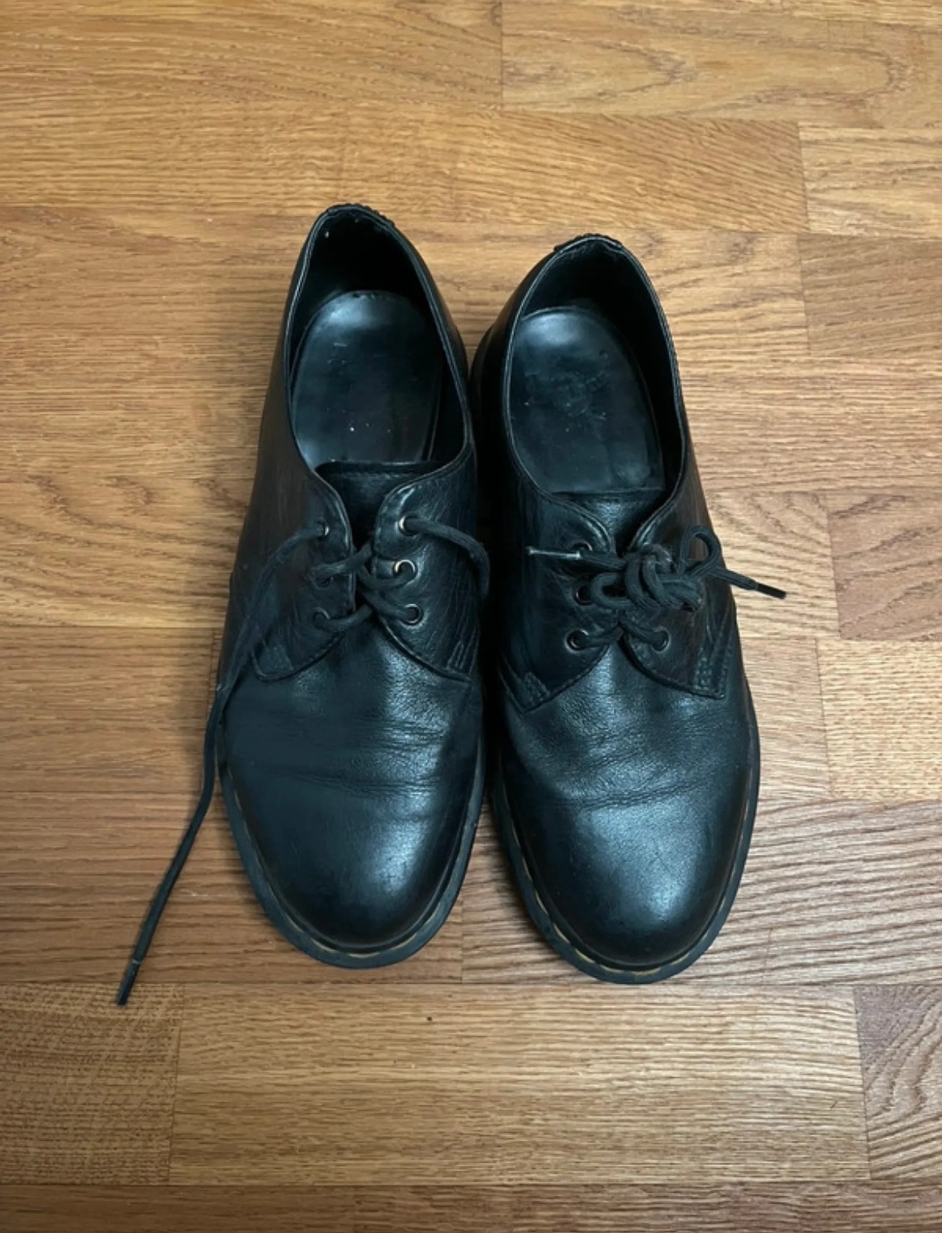 Черные туфли-оксфорды Dr Martens, фото 1 из 5