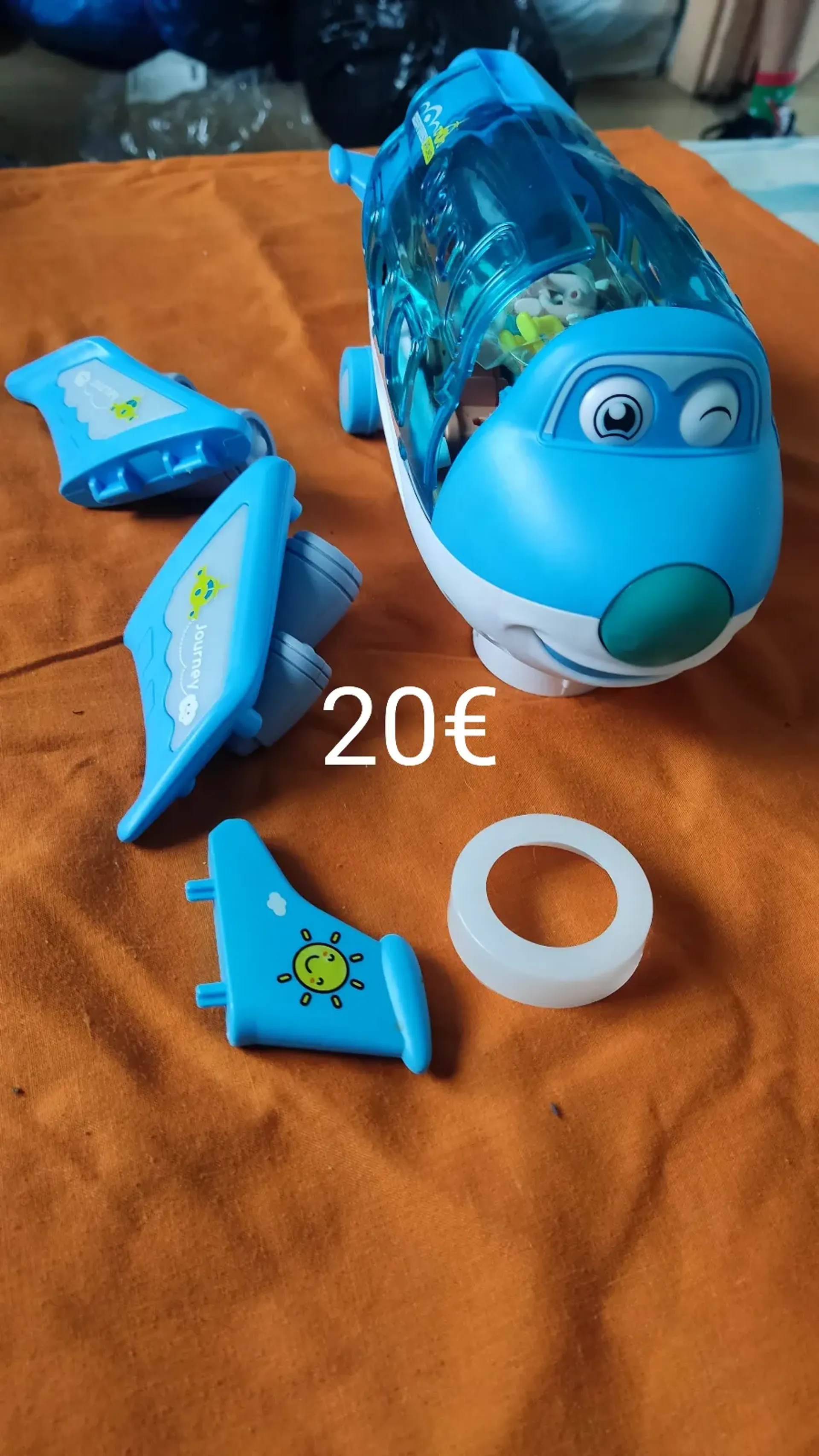 Pirmoji skelbimo nuotrauka: Vaikų žaidimų rinkinys su lėktuvu