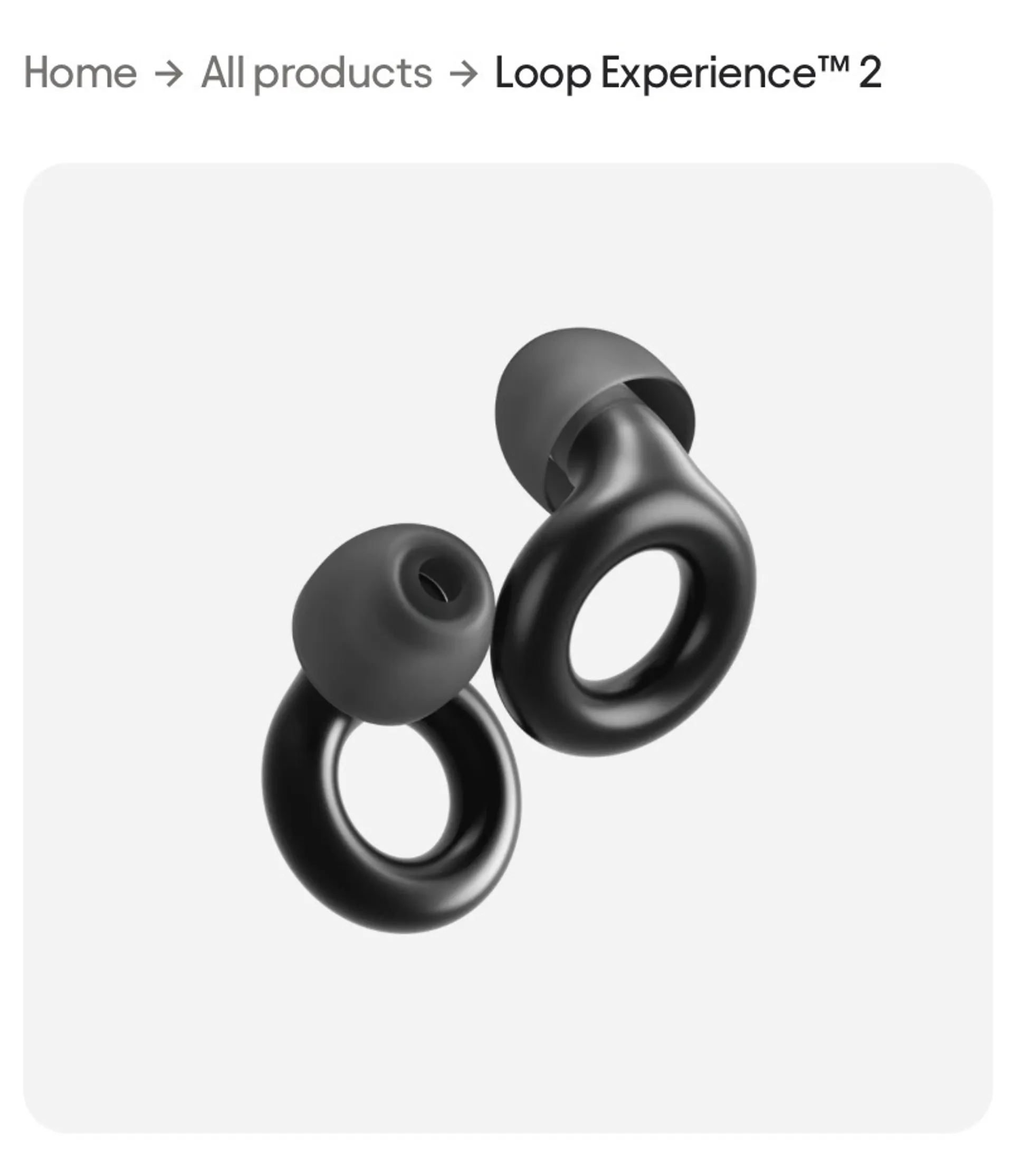 „Loop Experience 2“ ausų kištukai, 1 nuotrauka iš 4